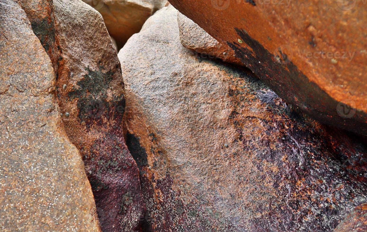 Beautiful rocks at the beaches of the tropical paradise island Seychelles photo