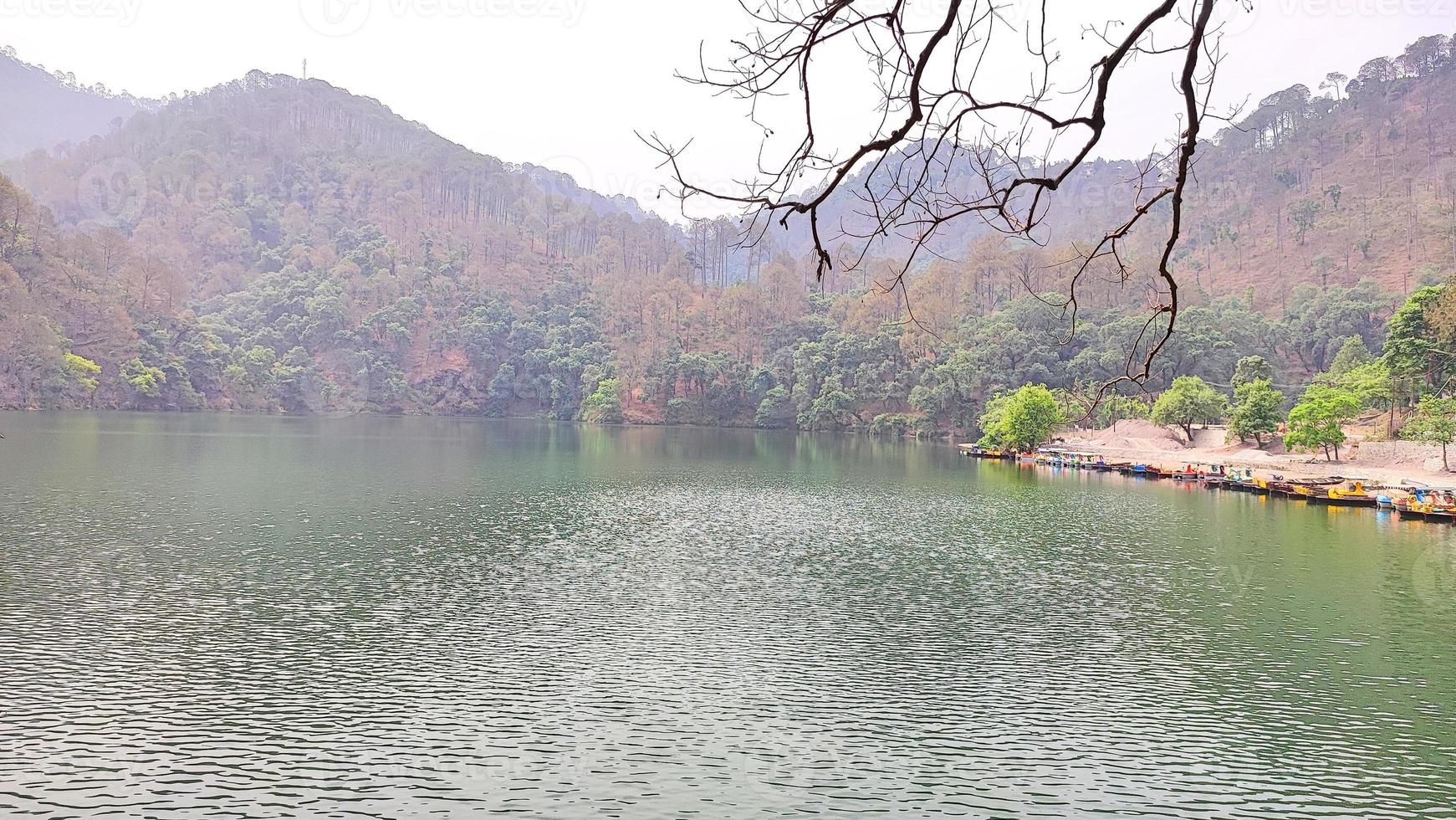 Sat Tal - seven lakes - is an interconnected group of seven freshwater lakes situated in the Lower Himalayan Range near Bhimtal. photo