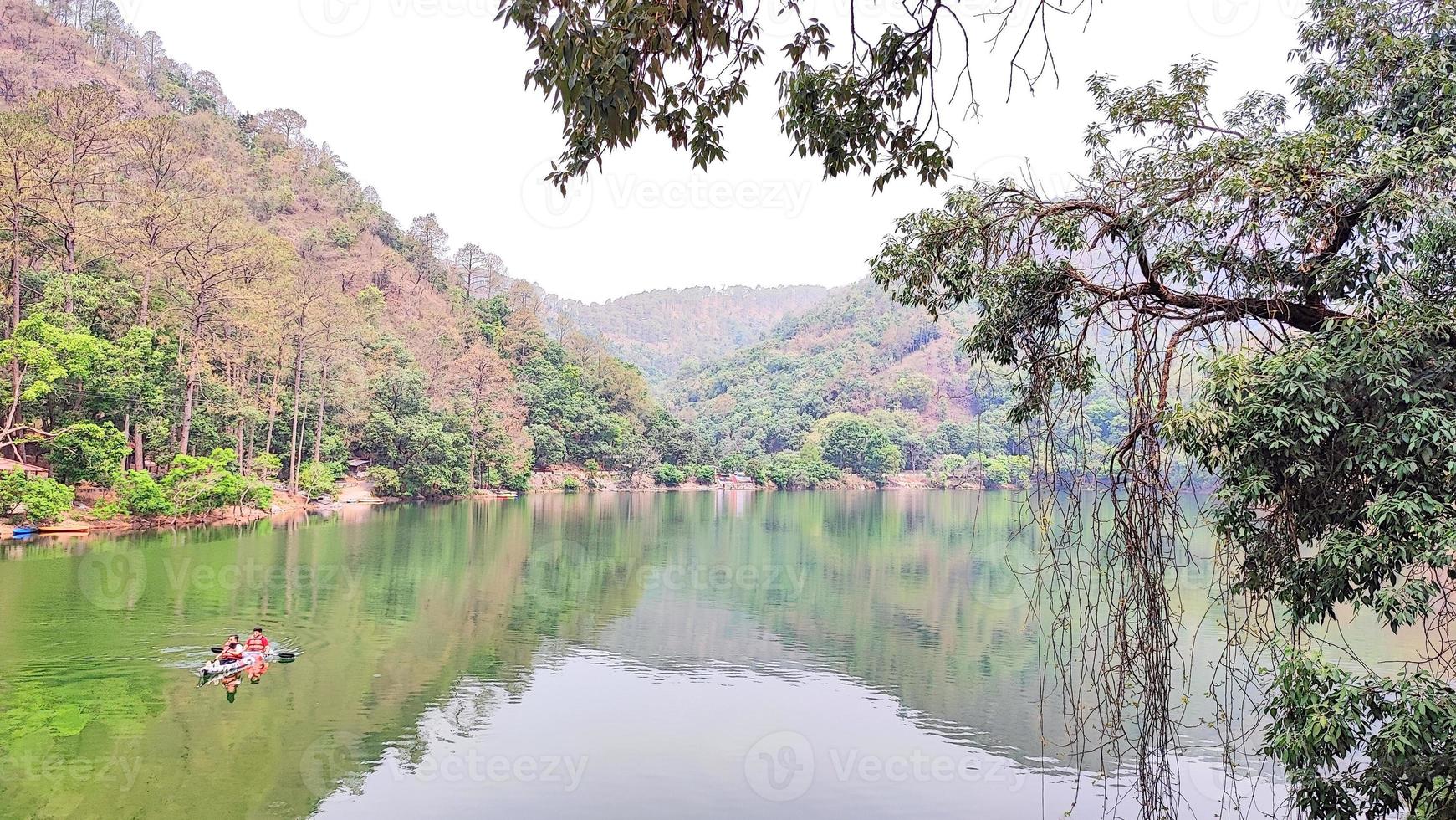 Sat Tal - seven lakes - is an interconnected group of seven freshwater lakes situated in the Lower Himalayan Range near Bhimtal. photo