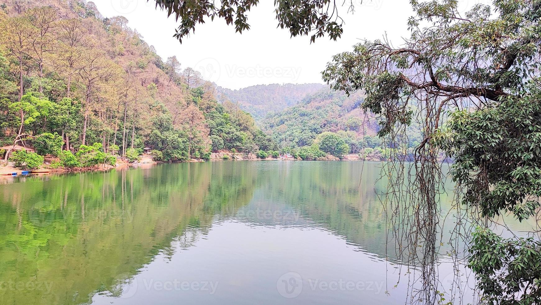 Sat Tal - seven lakes - is an interconnected group of seven freshwater lakes situated in the Lower Himalayan Range near Bhimtal. photo