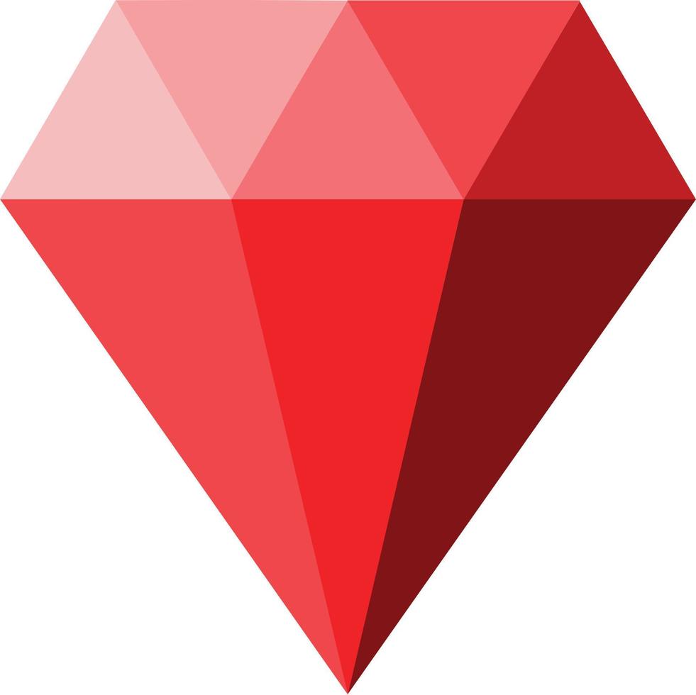 red diamond icon. diamond sign. red gems symbol. ruby sign. 8142940 Vector  Art at Vecteezy