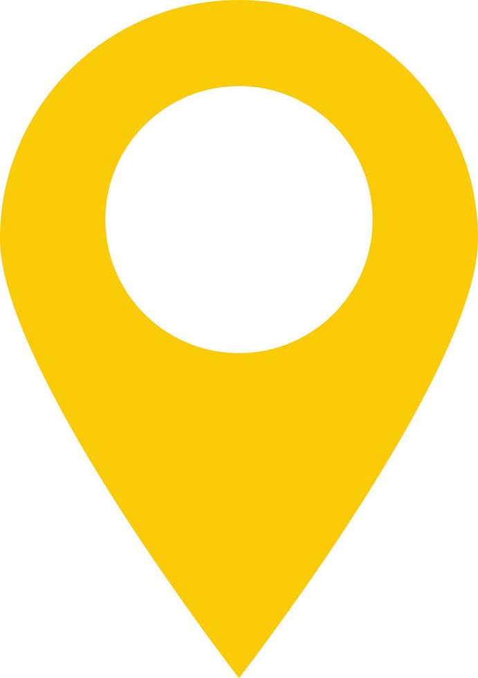 Location Pin Icon Location Pin Point Yellow Location Pin Symbol