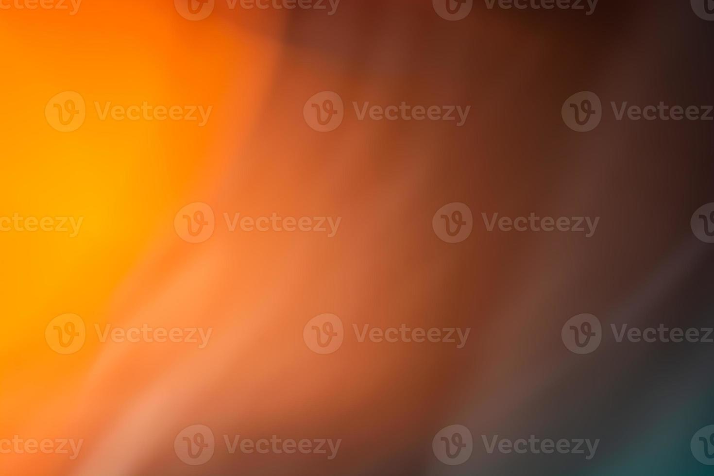 Abstraction of orange light in the dark. Smooth gradient. Horizontal banner photo