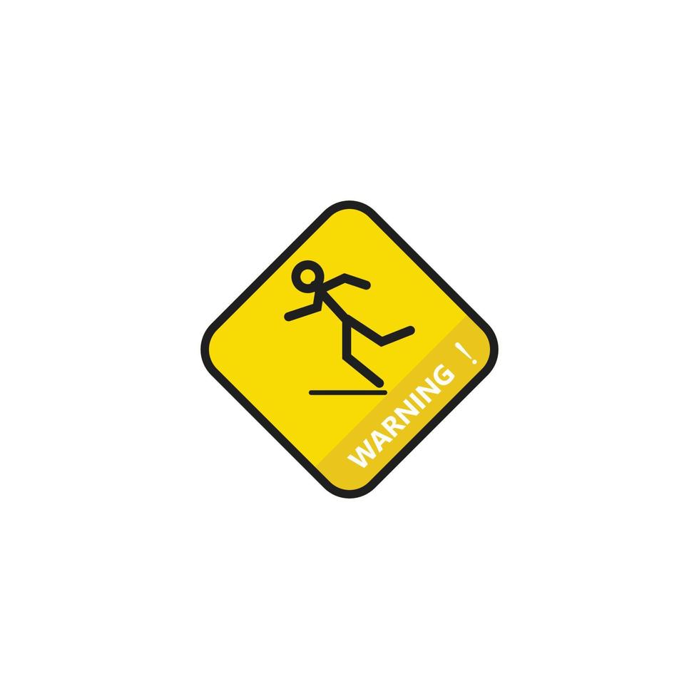 warning icon for mobile app and web mobile vector