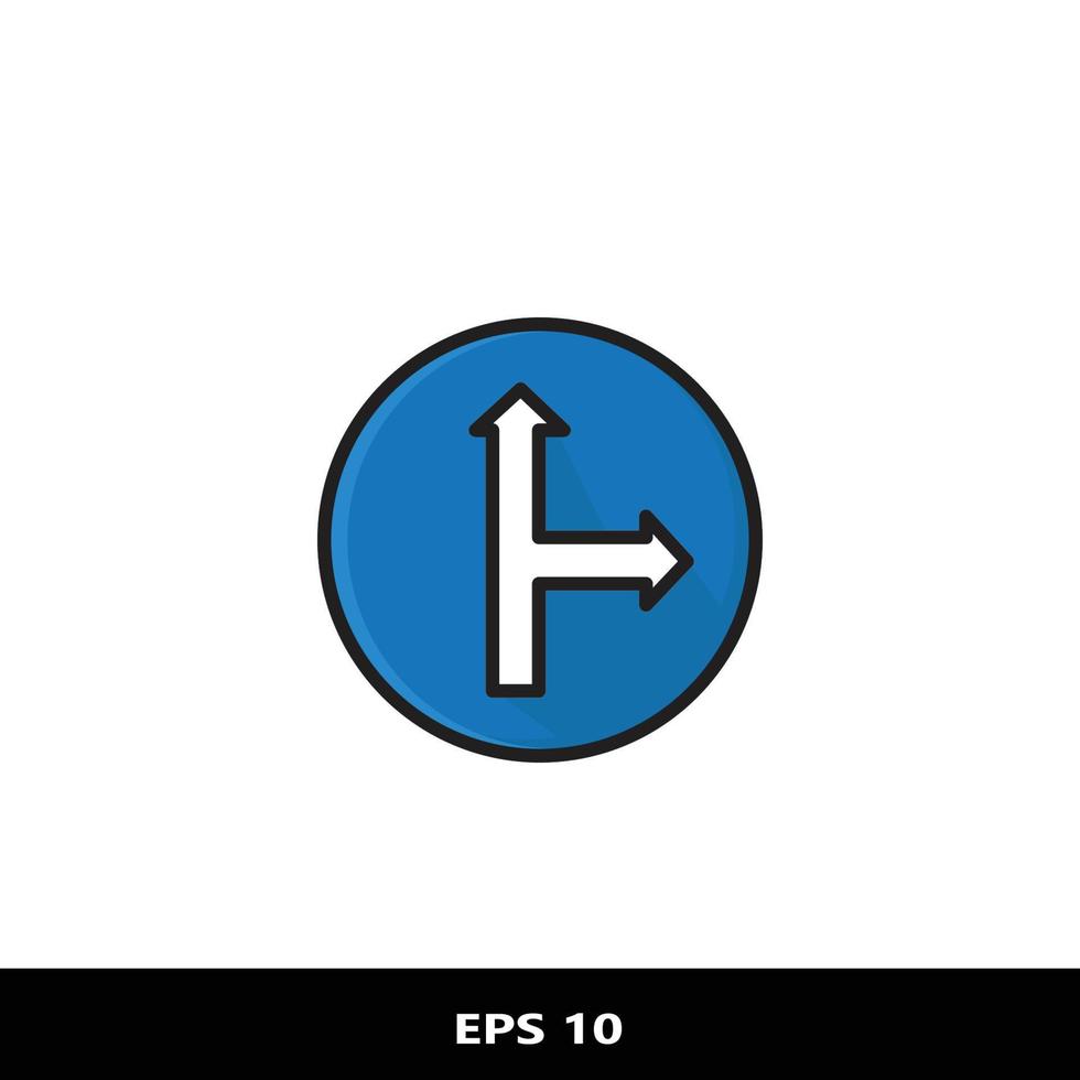 traffic sign icon transportation vector