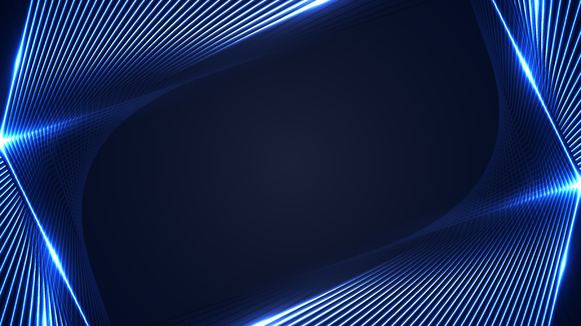Abstract technology futuristic concept blue laser lines frame with