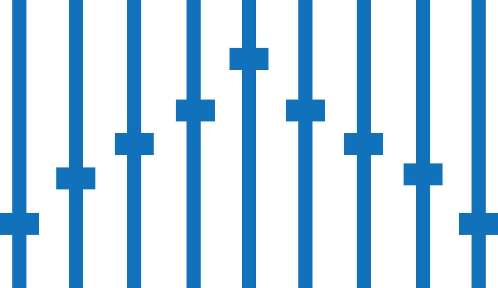 blue equalizer icon. equalizer symbol. blue equalize sign. vector