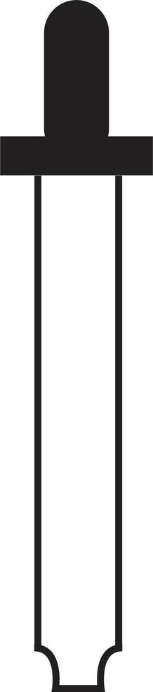 icono de cuentagotas. símbolo de cuentagotas. cuentagotas en estilo moderno y plano. vector