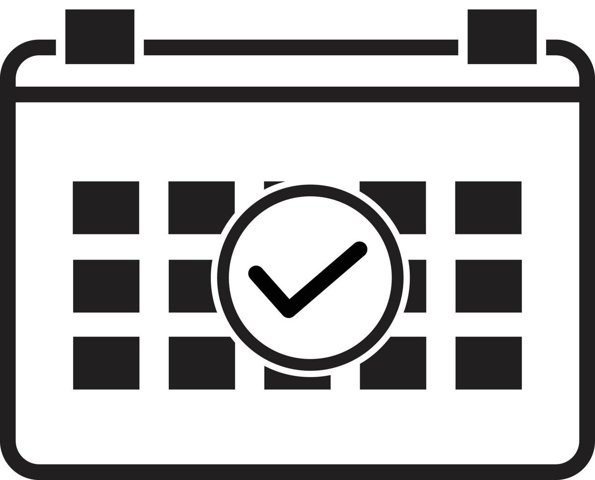 event schedule icon on white background. event schedule sign. flat style. vector