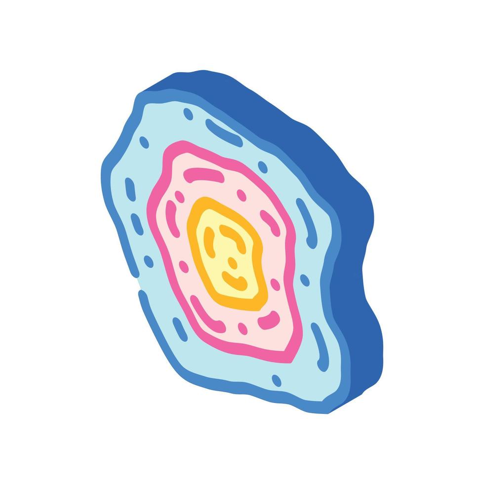 nebula galaxy isometric icon vector illustration