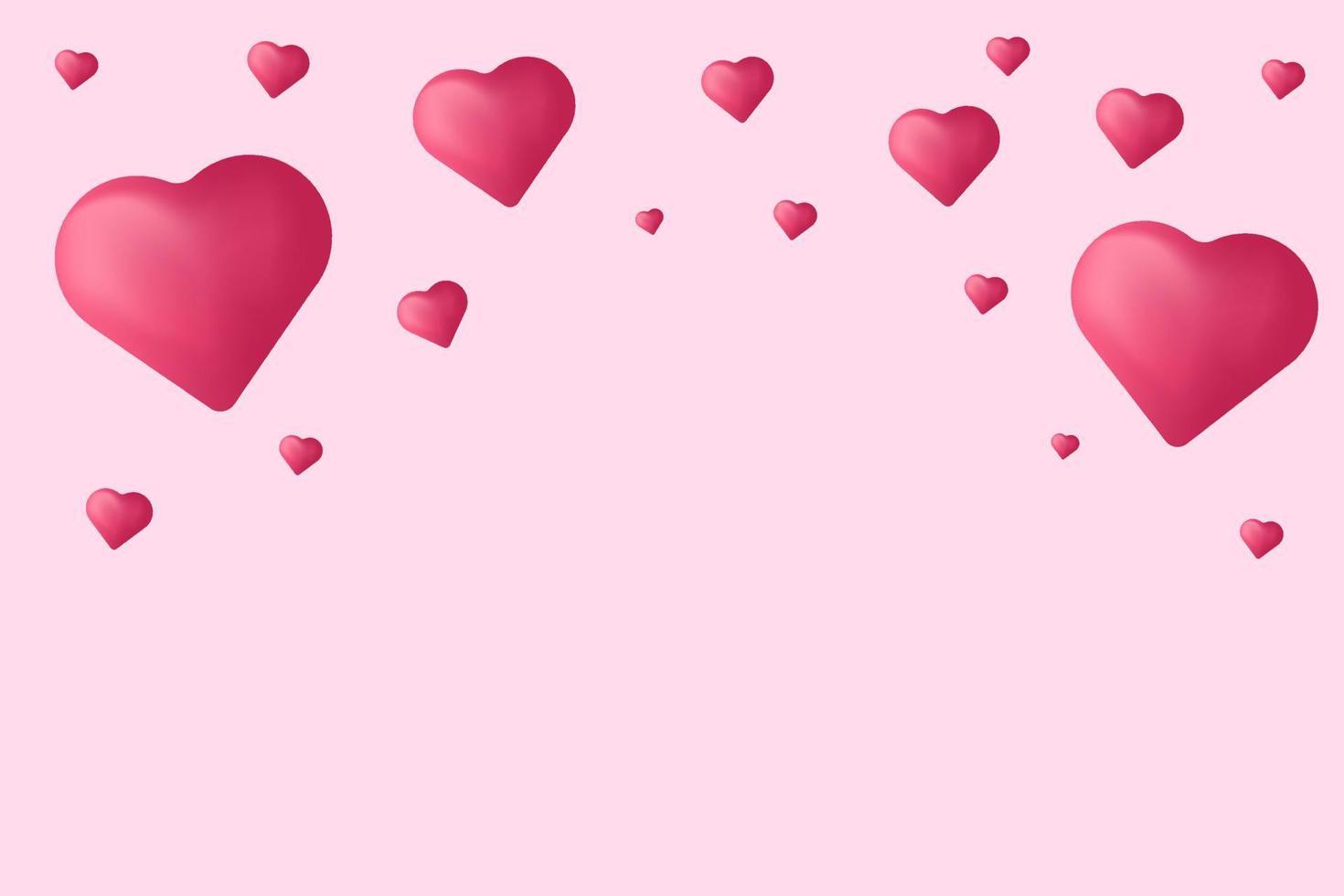 pink love background vector