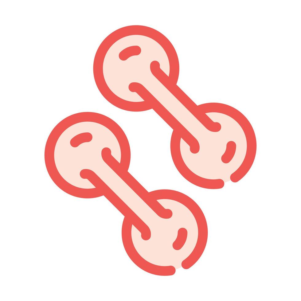 pathogen bacteria color icon vector isolated illustration