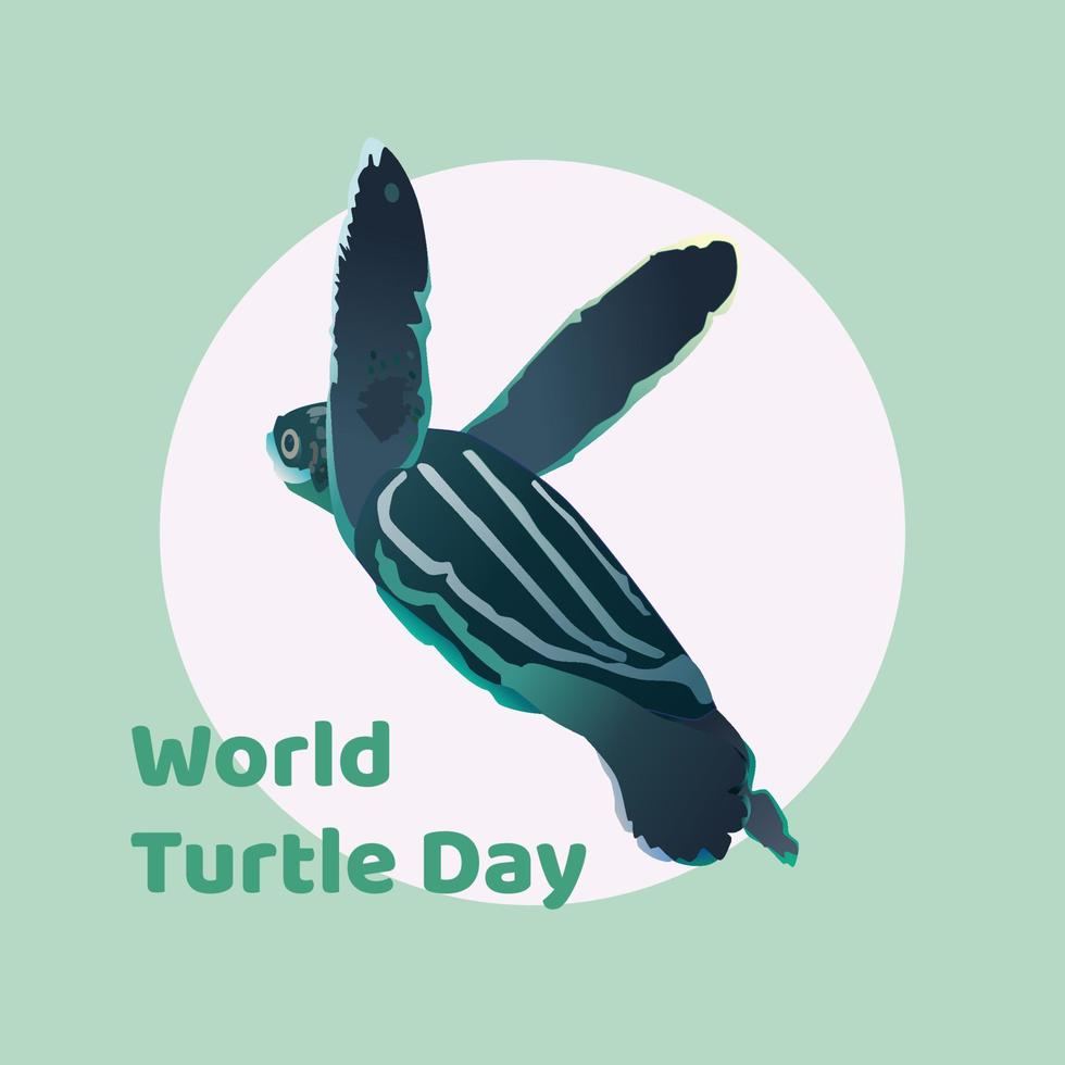 World Turtle Day Vector Template Design Illustration