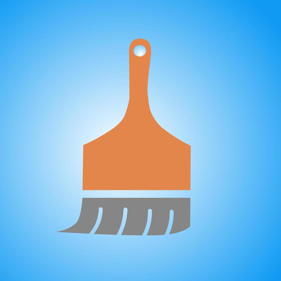 color paint brush vector drawing