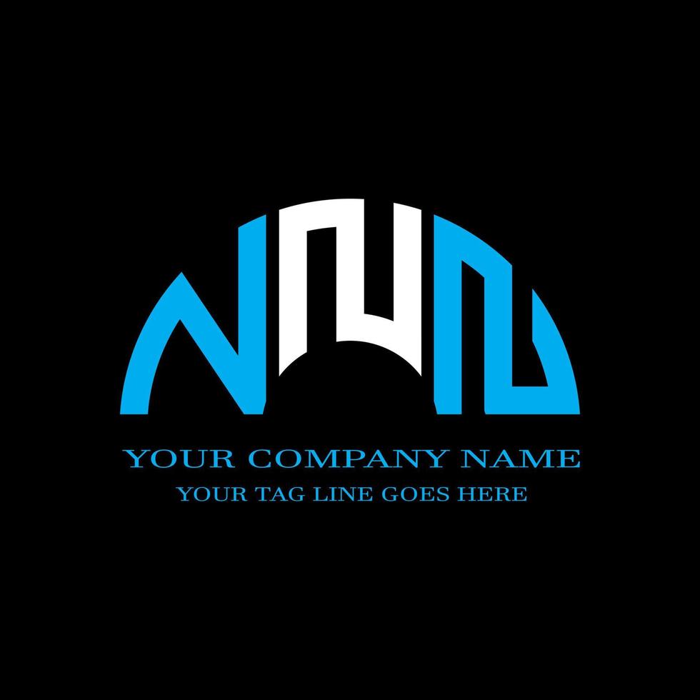 NNN letter logo creative design with vector graphic