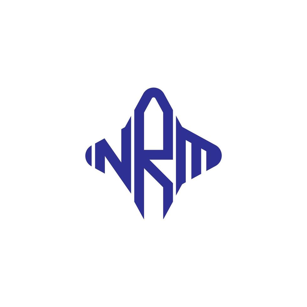 NRM letter logo creative design with vector graphic