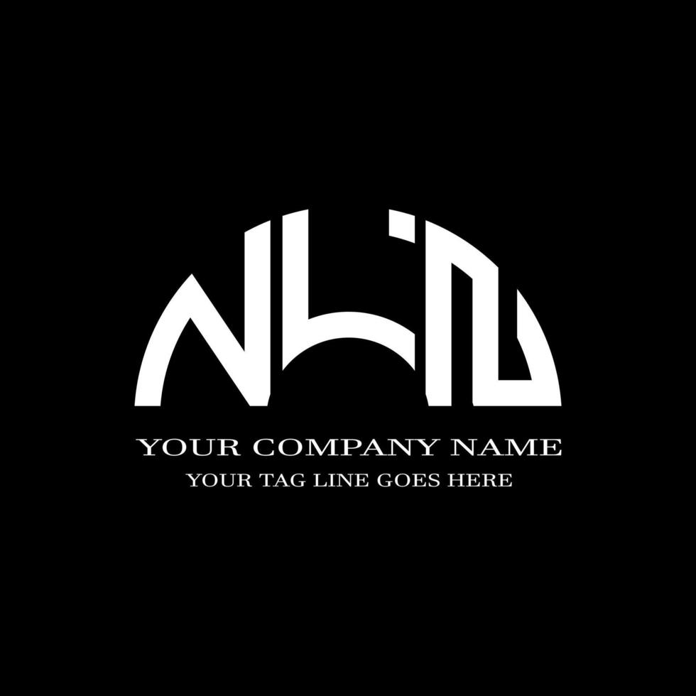 NLN letter logo creative design with vector graphic