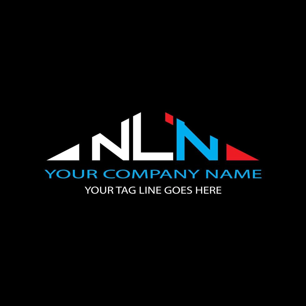 NLN letter logo creative design with vector graphic