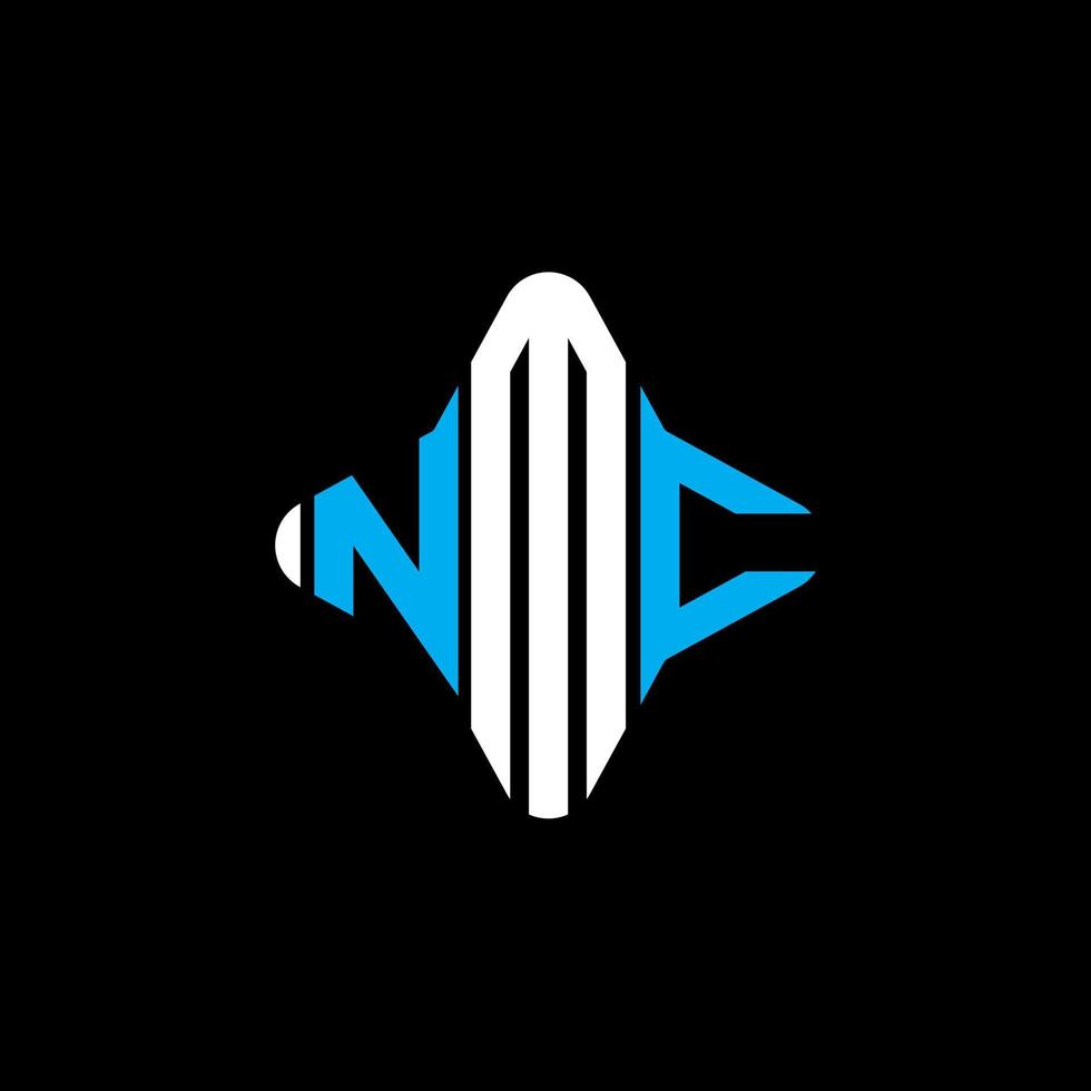 NMC letter logo creative design with vector graphic