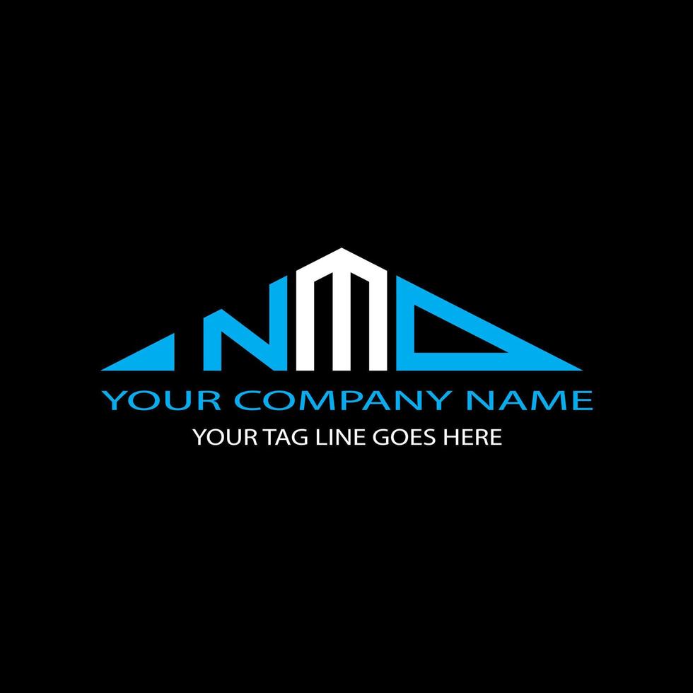 NMD letter logo creative design with vector graphic