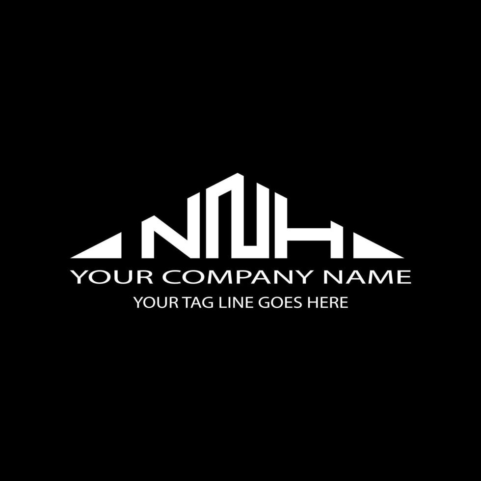 NNH letter logo creative design with vector graphic