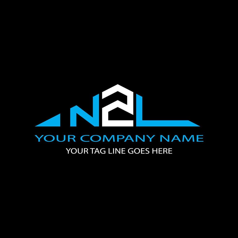 NZL letter logo creative design with vector graphic