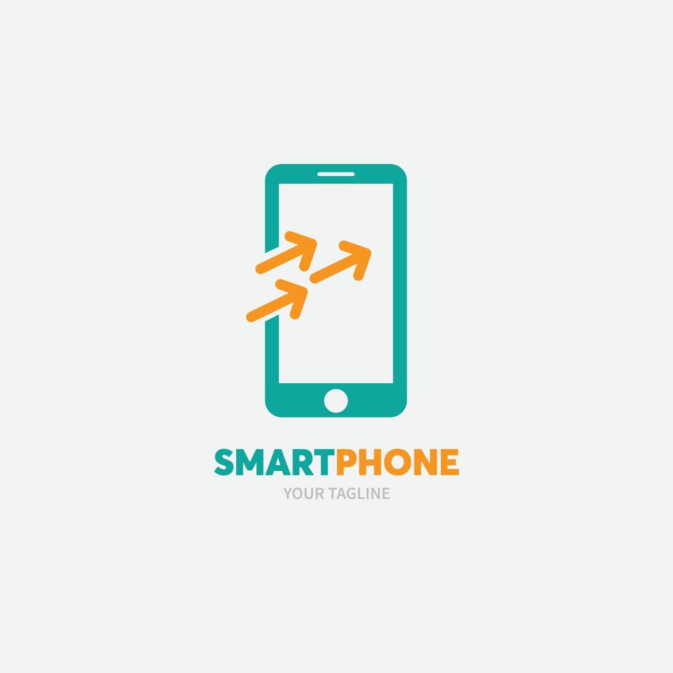 Iconic Phone logo design concept vector