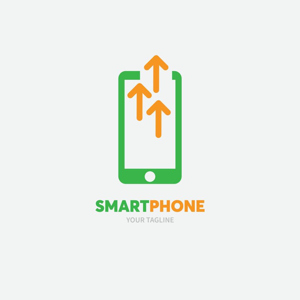 Iconic Phone logo design concept vector