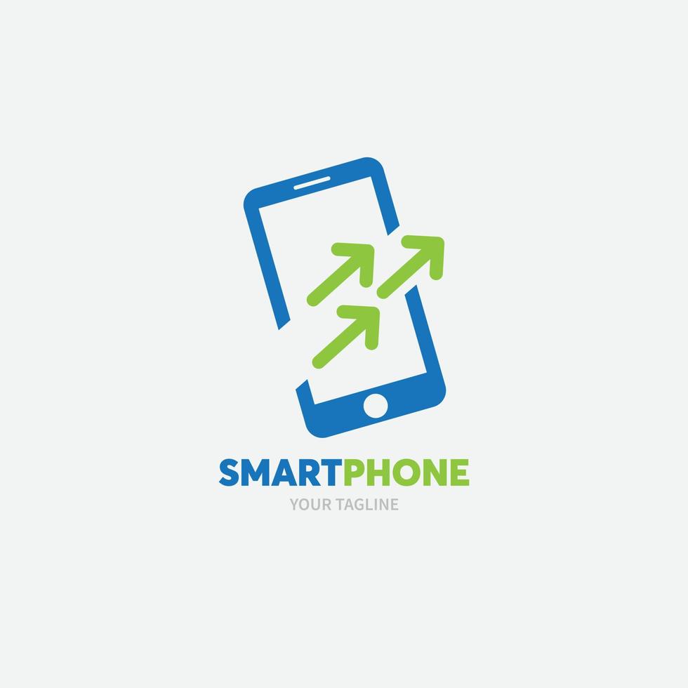 Iconic Phone logo design concept vector
