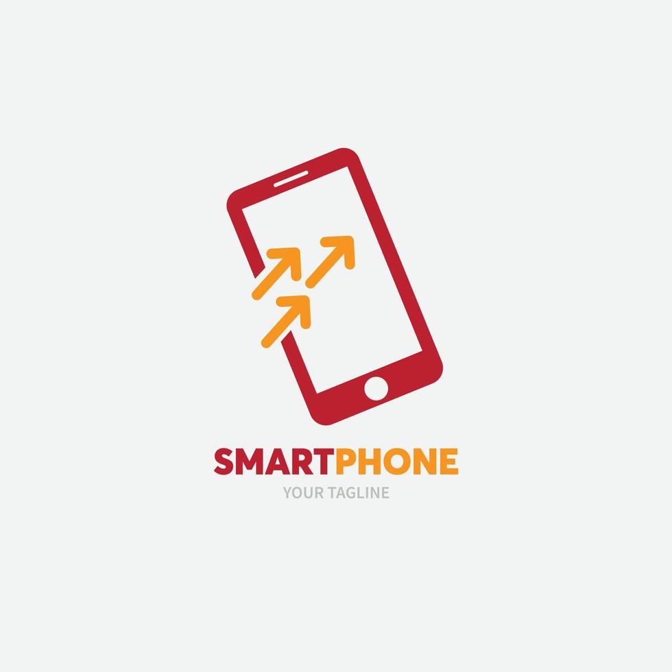 Iconic Phone logo design concept vector