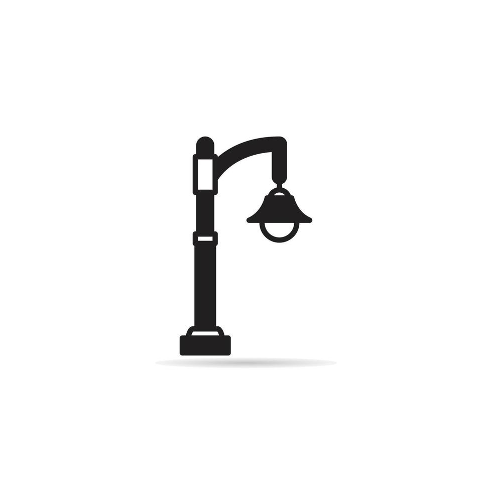 street lamp icon vector illustration