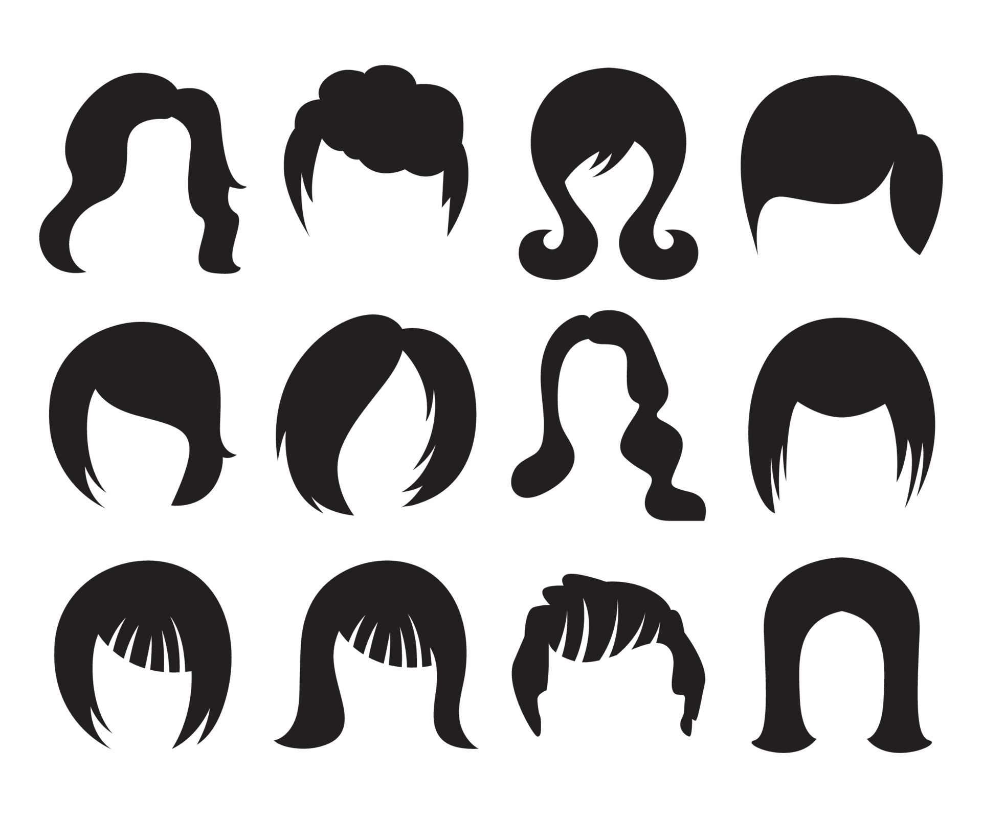 female and male hairstyle and wig icons set 8146322 Vector Art at Vecteezy female and male hairstyle and wig icons set 8146322 Vector Art at Vecteezy