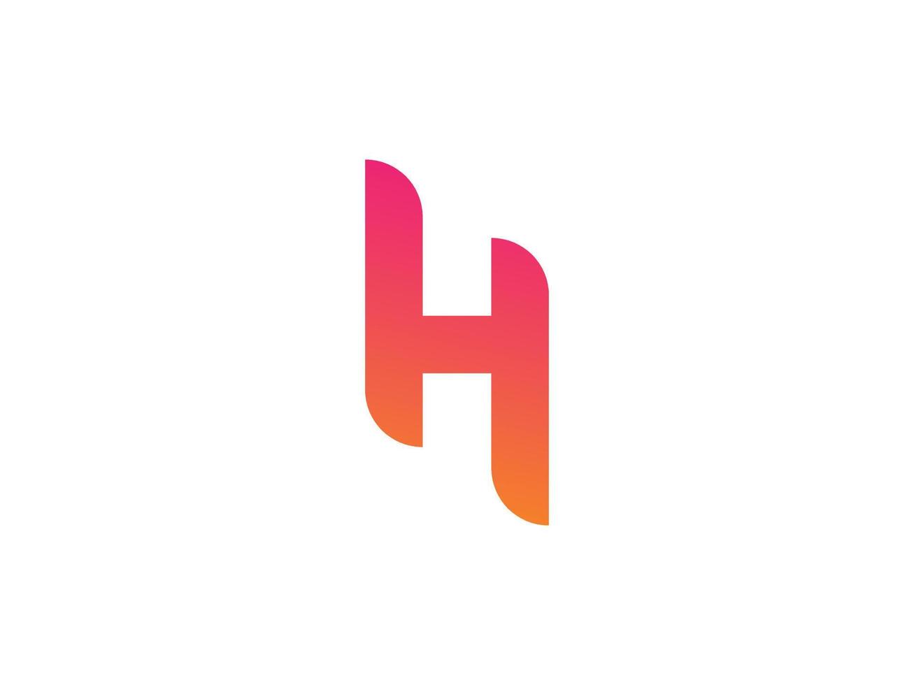 Creative H logo. H logo. H letter logo design vector