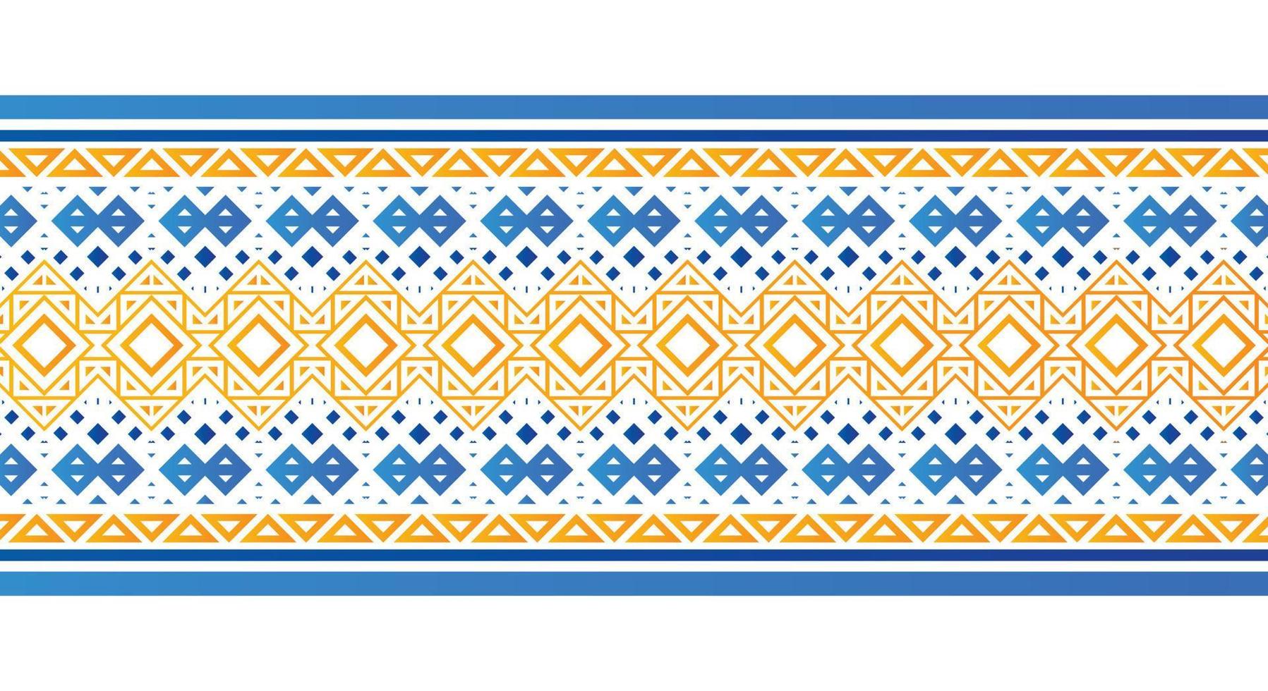 colorful pattern border pattern design vector