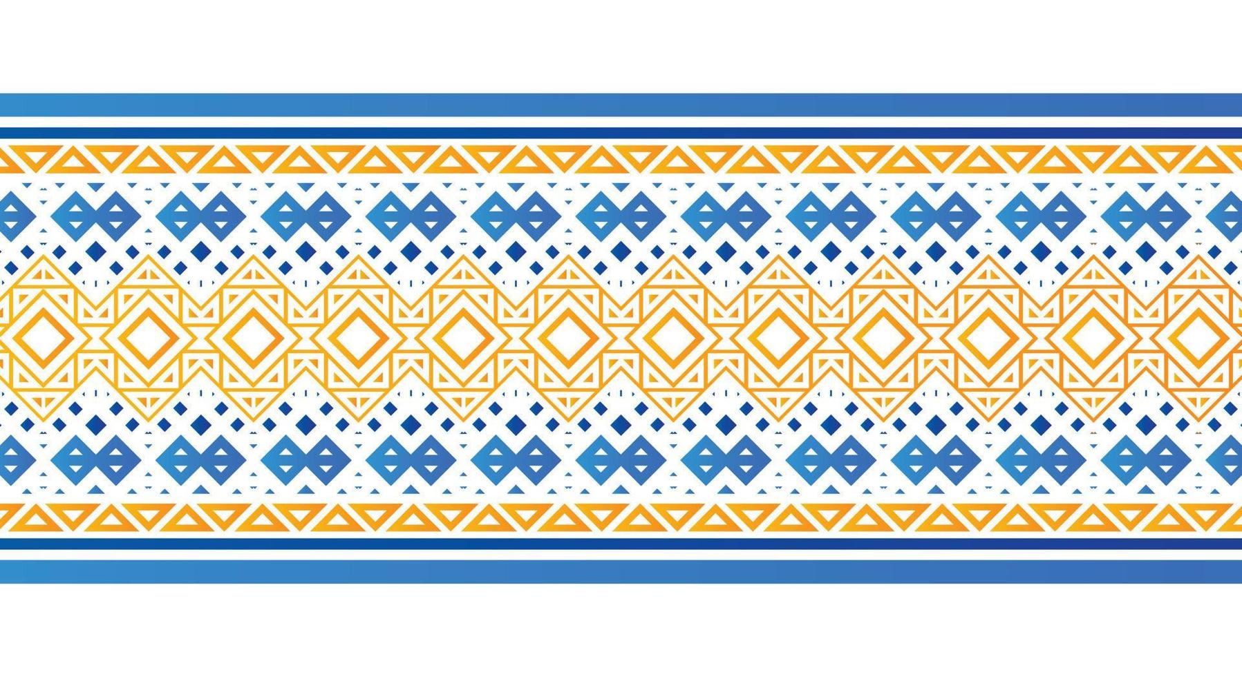 colorful pattern border pattern design vector