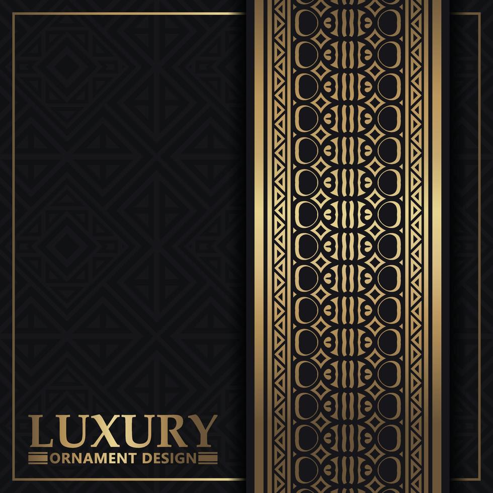 Elegant pattern style dark background vector