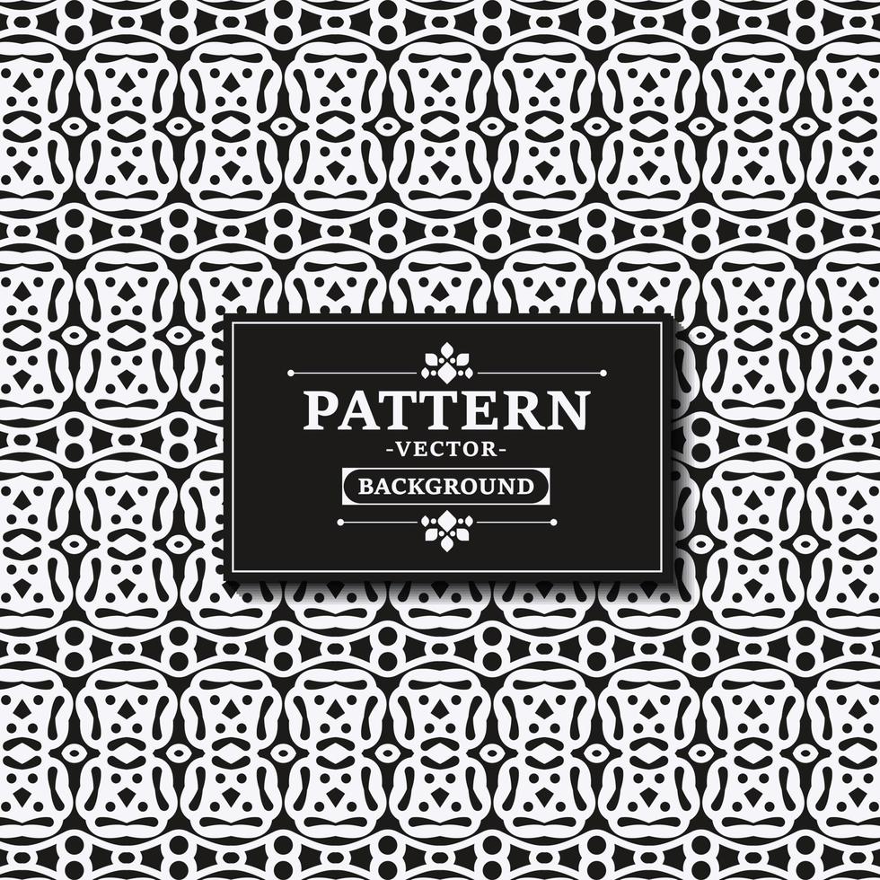 flat ornament line pattern design vector