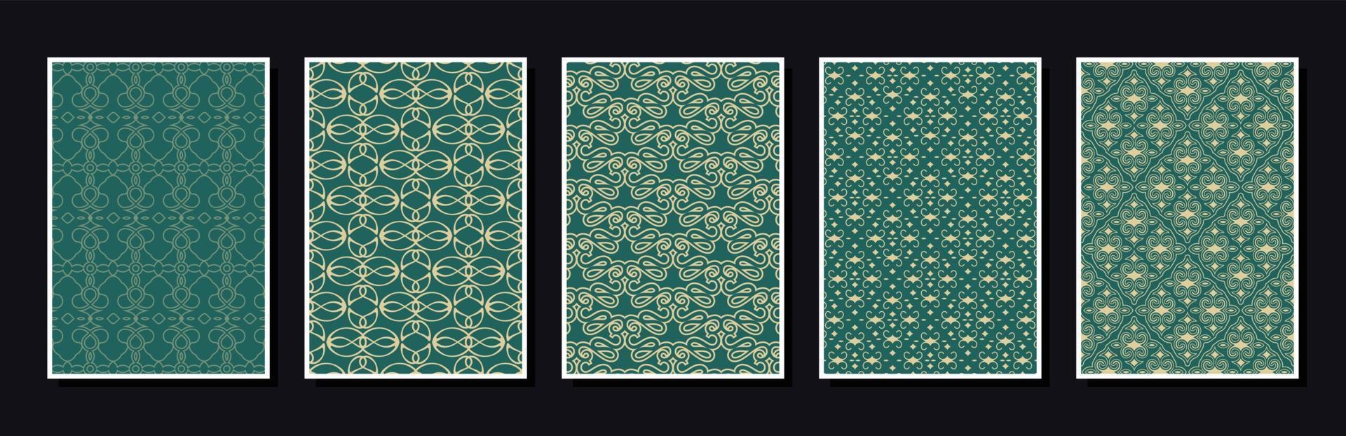 colorful abstract pattern cover design vector