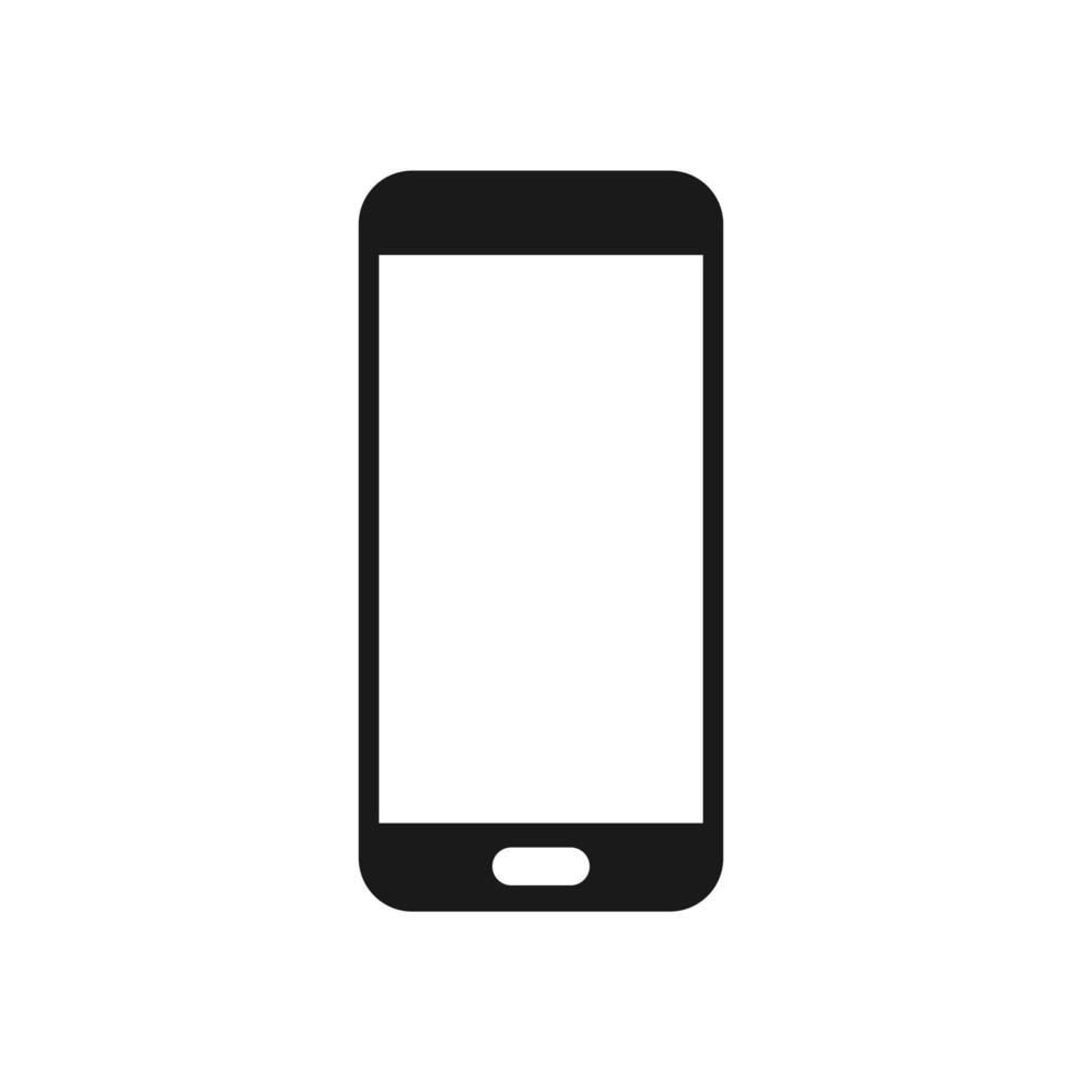 Smartphone sign symbol isolated on white background. icon Vector EPS 10