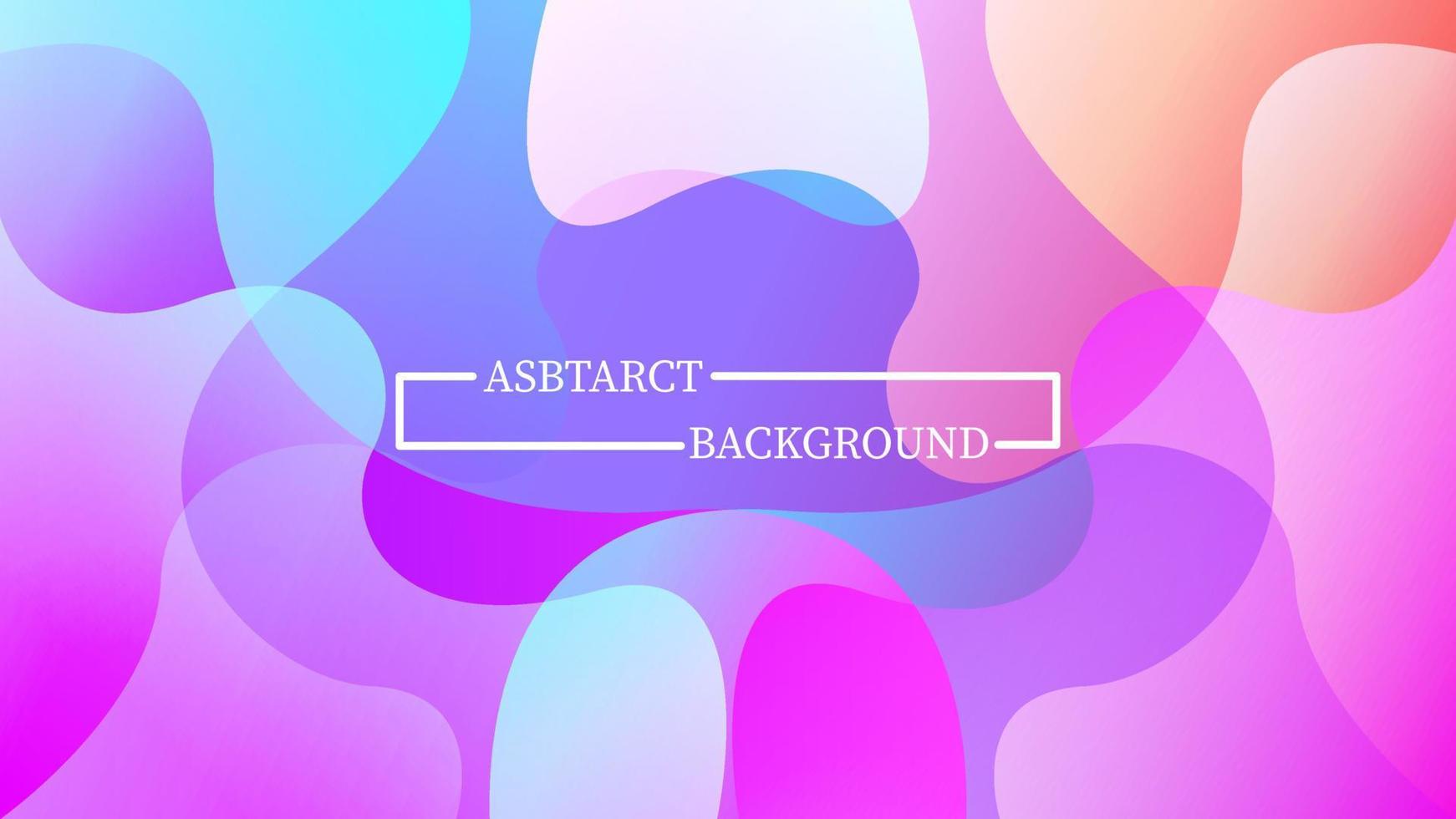 Abstract Colorful Fluid Background Design Template vector