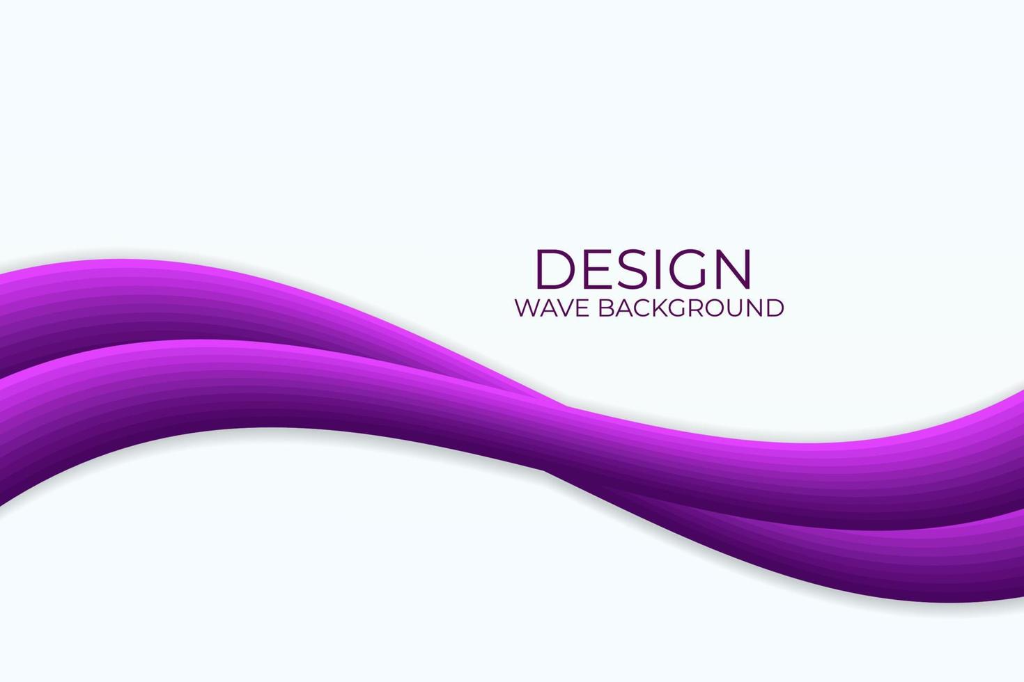 Purple Wave Background vector