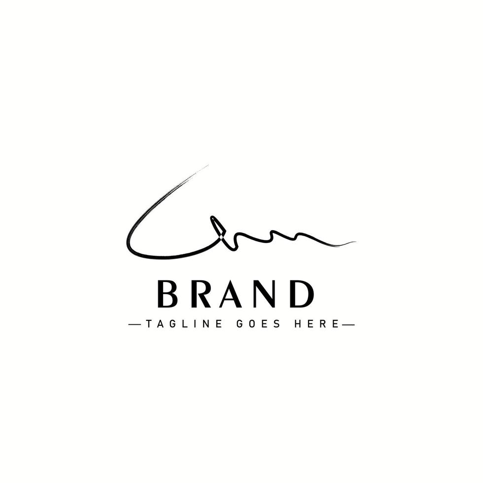 signature logo design brand of letter C 8147644 Vector Art at Vecteezy