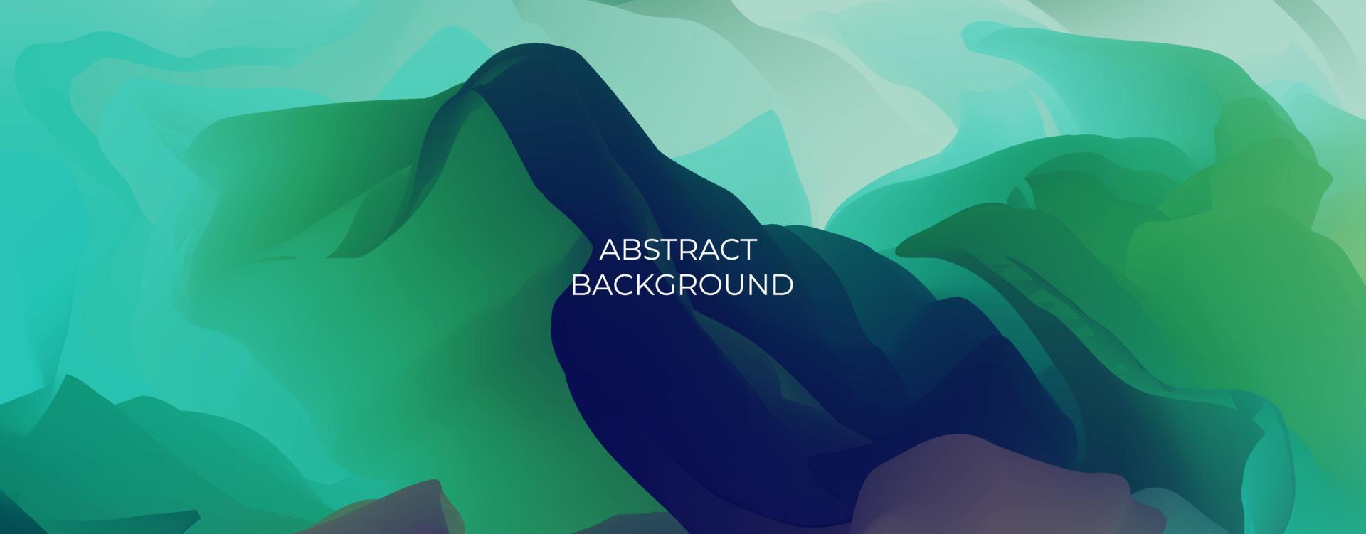 Abstract Fluid Banner Template Design vector