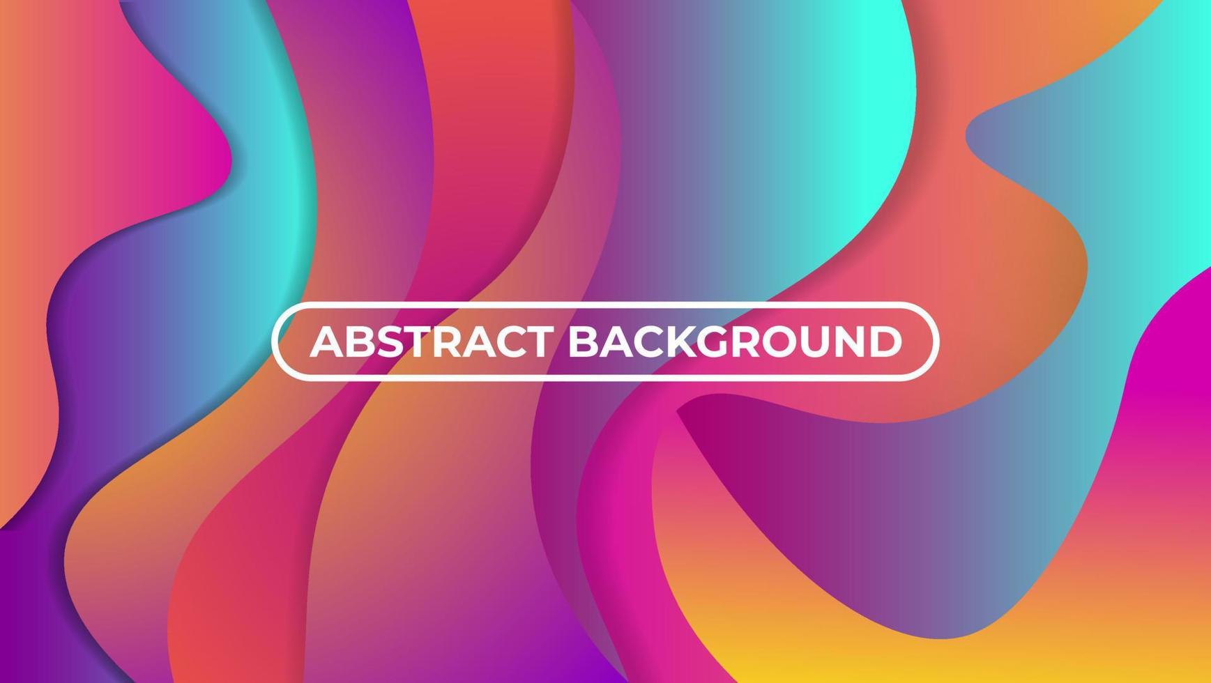 Abstract Colorful Fluid Background Design Template vector