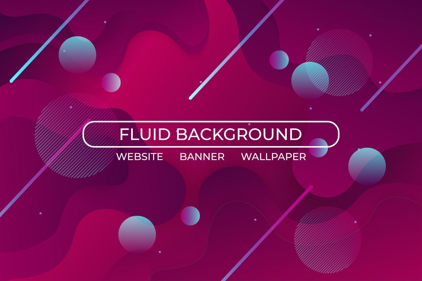 Abstract Colorful Fluid Background Design Template vector