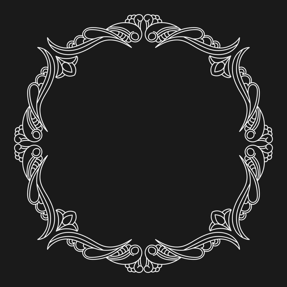 Decorative vintage frame design. - Vector. vector