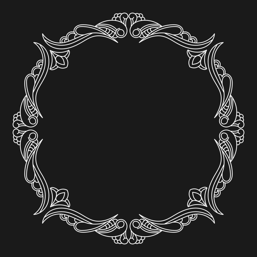 Decorative vintage frame design. - Vector. vector