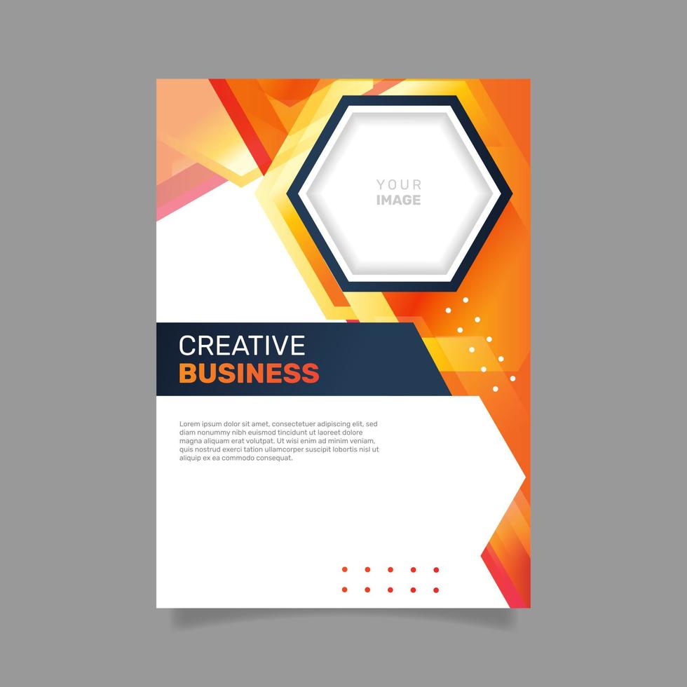 Gradient business workshop poster template. -  Vector. vector