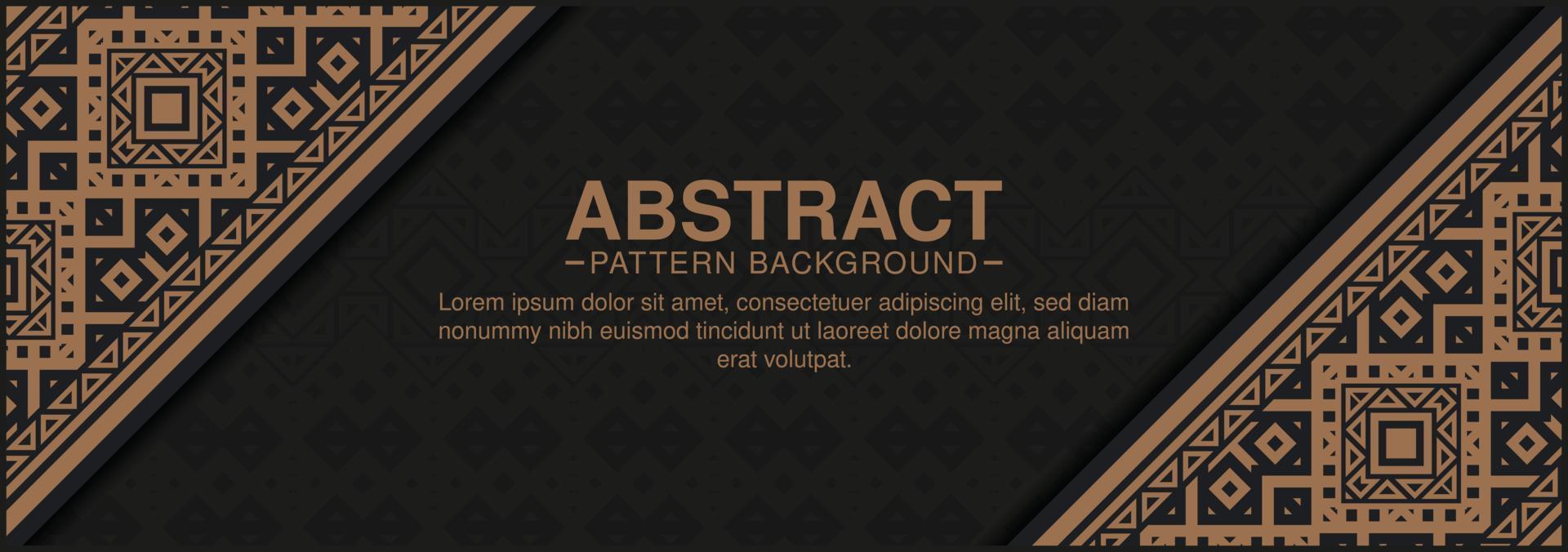 dark ornament shape background vector