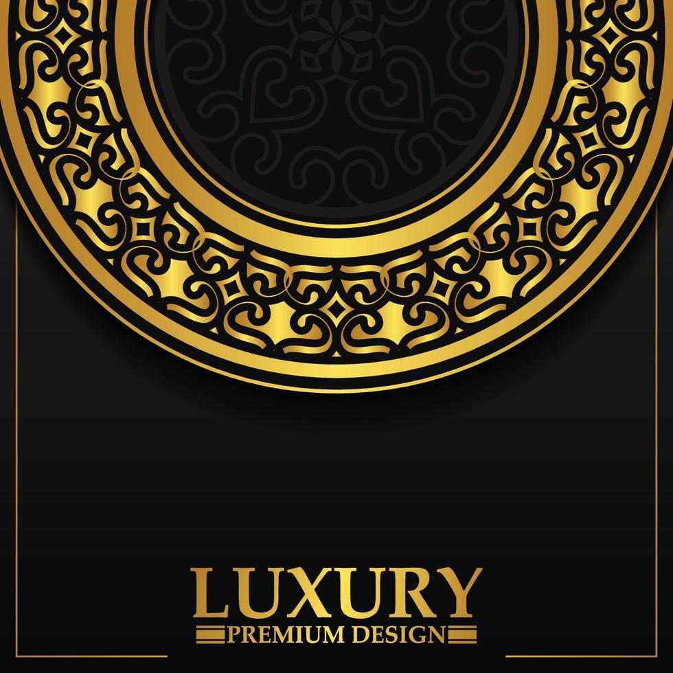 Luxury ornamental mandala background with arabic islamic east pattern style premium vector